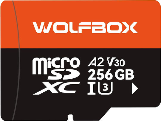 Wolfbox Sd Memory Card 256 Gb Capacity 100mb/s U3 A2 V30