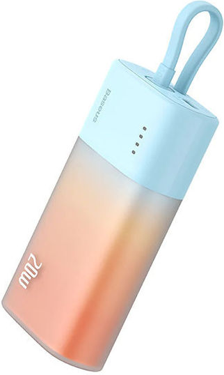 Baseus Popsicle Power Bank 5200mAh 20W with USB-C Port Orange view 5