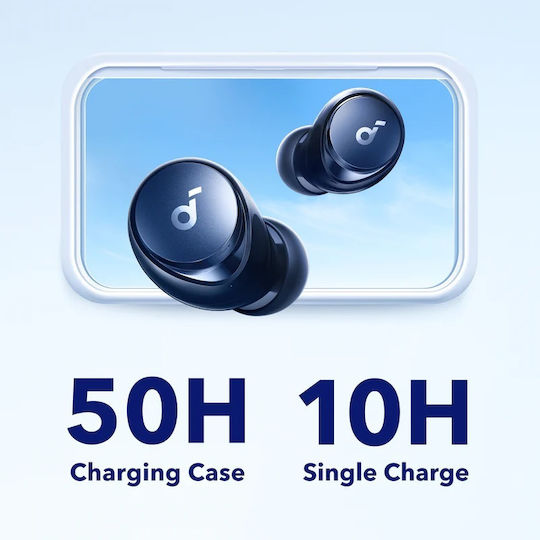 Soundcore by Anker Space A40 In-ear Bluetooth Handsfree Earphones with Charging Case Blue view 5
