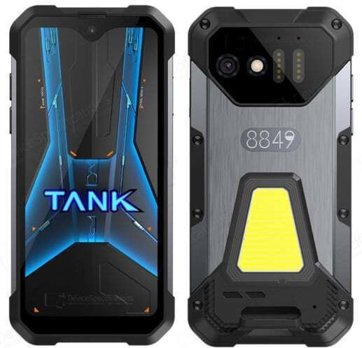 Unihertz Tank Mini Dual SIM (12GB/256GB) Resistant Smartphone Mobile Gray view 5