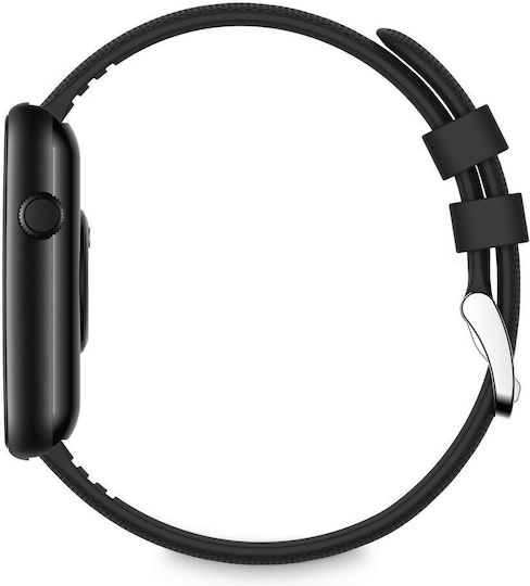 Ksix Tube Aluminium 46mm Smartwatch with Heart Rate Monitor (Black) view 6