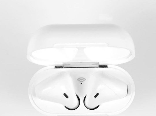 XO F60 Plus Earbud Bluetooth Handsfree Earphones with Charging Case White view 3