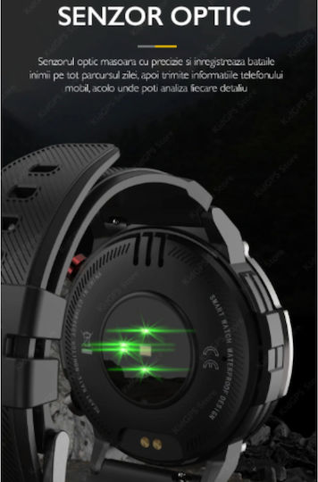 C21 PRO Smartwatch with Heart Rate Monitor (Black) vue 7