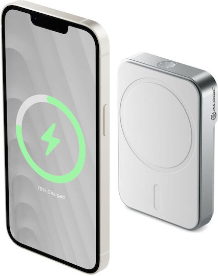 Alogic Matrix Universal MagSafe Power Bank 5000mAh with USB-C Port White view 9
