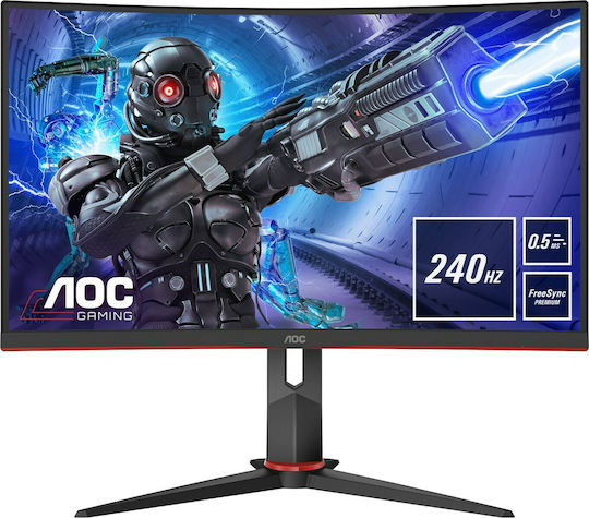 AOC C27G2ZU VA Curved Gaming Monitor 27" FHD 1920x1080 240Hz with Response Time 1ms GTG