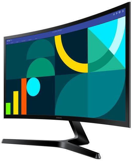 Samsung S3 S36GD FHD VA Curved Monitor 24" FHD 1920x1080 with Response Time 4ms GTG view 6