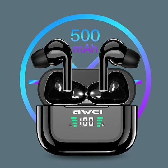 Awei T29P In-ear Bluetooth Handsfree Earphones with Sweat Resistance and Charging Case Black Ansicht 8