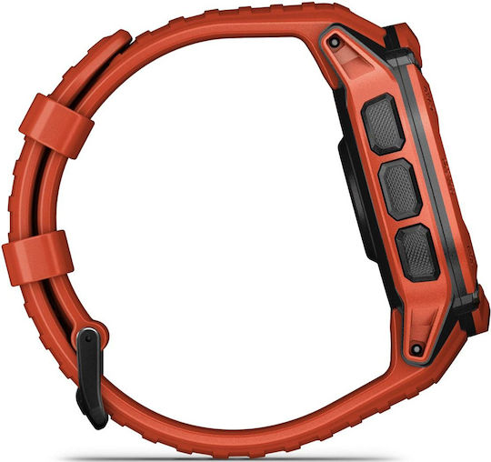 Garmin Instinct 2X Solar 50mm Waterproof Smartwatch with Heart Rate Monitor (Flame Red) view 6