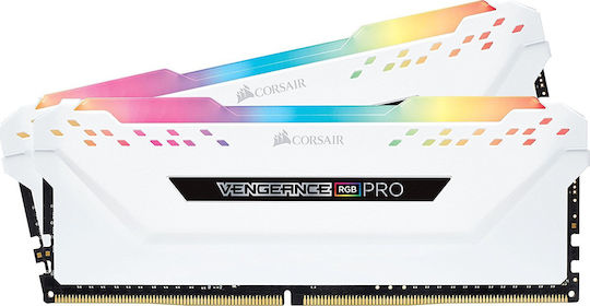 Corsair Vengeance RGB Pro 16GB DDR4 RAM with 2 Modules (2x8GB) and 3600 Speed for Desktop (CMW16GX4M2C3600C18W)