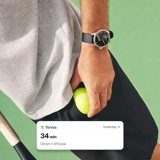 Withings ScanWatch 2 Stainless Steel 42mm Waterproof with Heart Rate Monitor (Black) view 5
