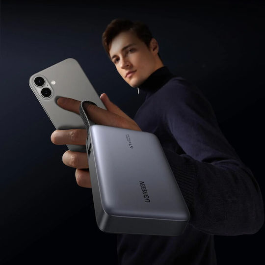 Ugreen PB550 Power Bank 20000mAh 67W with USB-A Port and USB-C Port Power Delivery Gray view 8