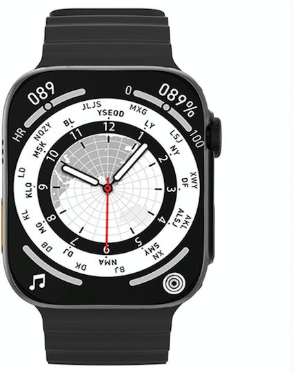 Microwear W800 Ultra 49mm Smartwatch with Heart Rate Monitor (Black)