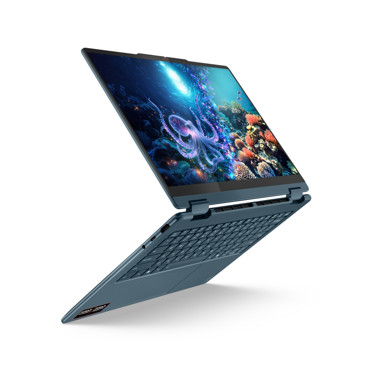 Lenovo Yoga 7 2-in-1 14AKP10 14" OLED Touchscreen 120Hz (Ryzen AI 300 Series-7 350/32GB/1TB SSD/W11 Home) Tidal Teal (GR Keyboard) view 4