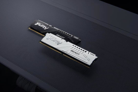 Kingston Fury Beast DDR5 128GB RAM with 4x32GB Modules and Speed 5200 for Desktop KF552C40BBK4-128 view 8