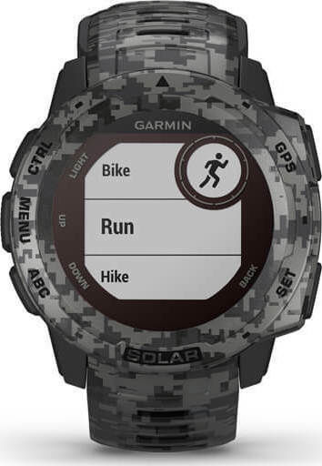 Garmin Instinct Solar 45mm Waterproof Smartwatch with Heart Rate Monitor (Graphite Camo) view 4