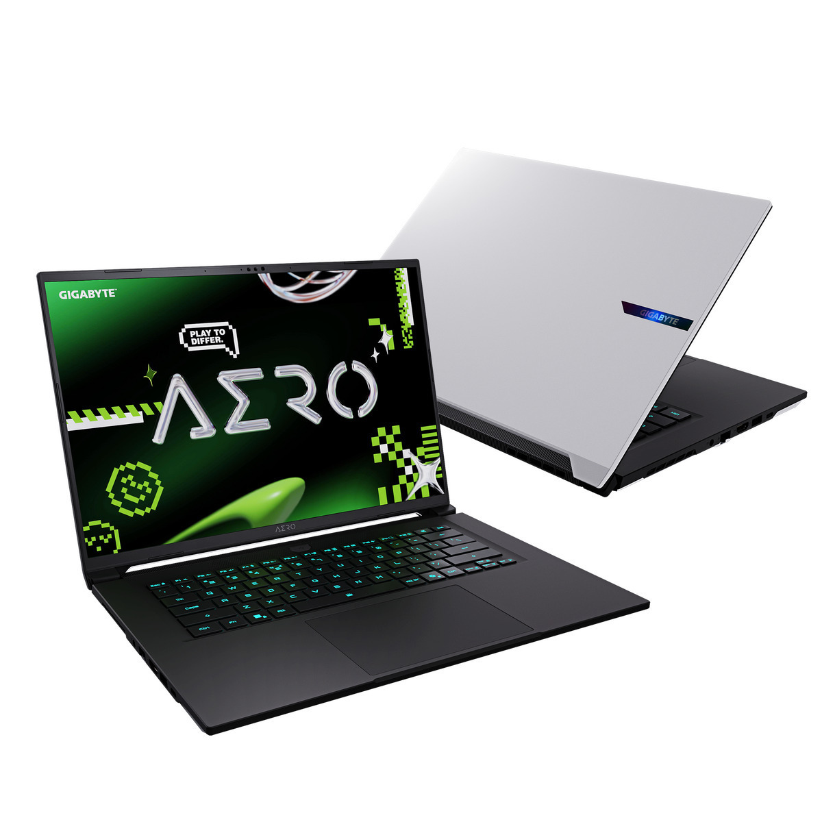 Gigabyte AERO X16 16" OLED QHD+ 165Hz (Ryzen AI 300 Series-7 350/16GB/1TB SSD/GeForce RTX 5060/W11 Home) Lunar White (US Keyboard) view 8
