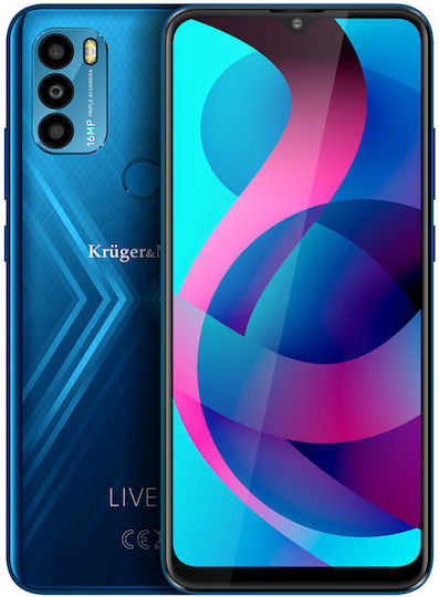 Kruger & Matz Live 9 Dual SIM (4GB/64GB) Blue view 1