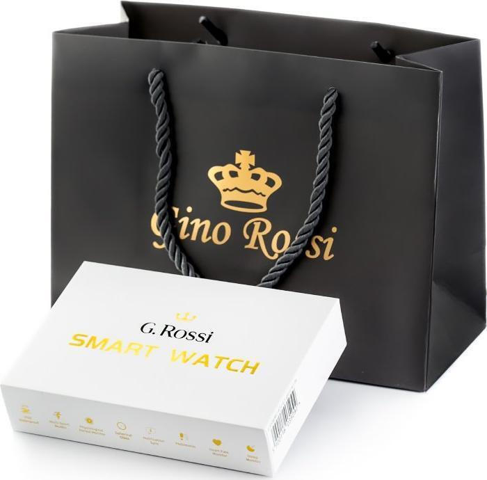 Gino Rossi SW020-2 Smartwatch with Heart Rate Monitor (Black) view 8