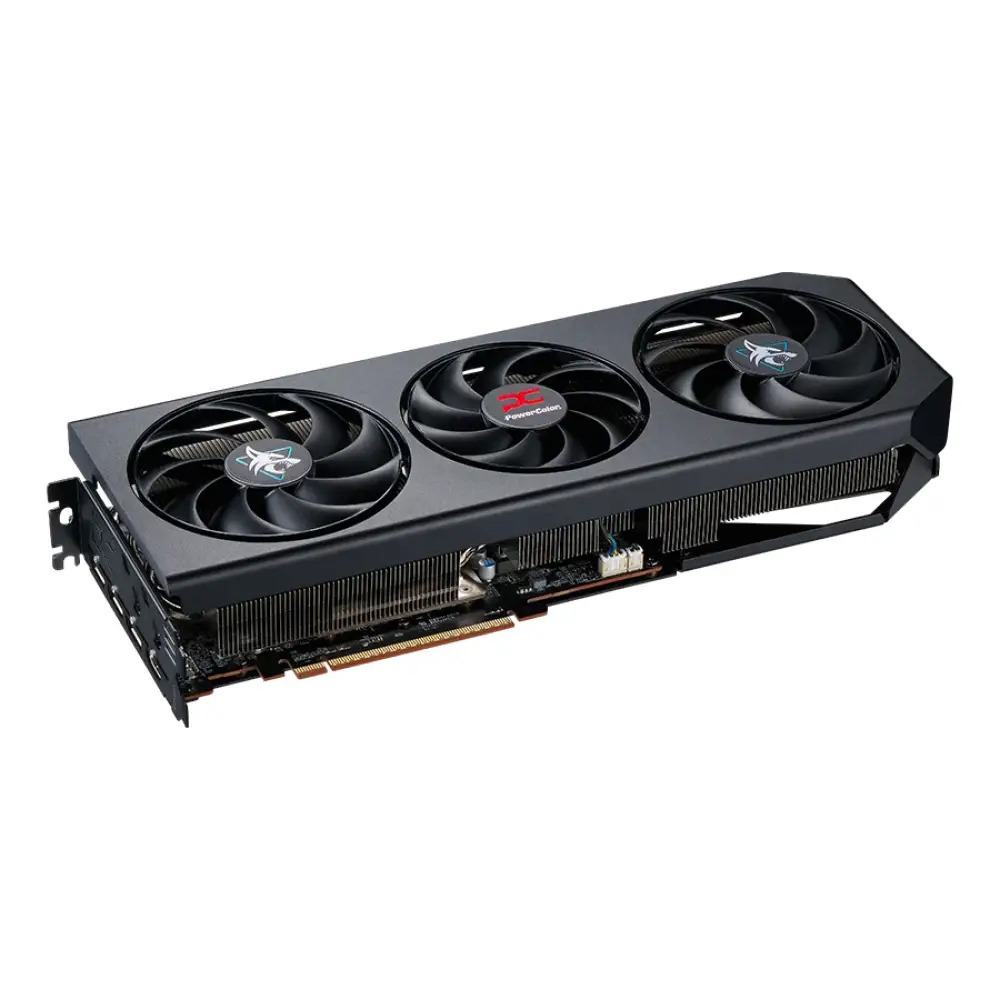 PowerColor Radeon RX 9070 XT 16GB GDDR6 Hellhound Graphics Card view 3