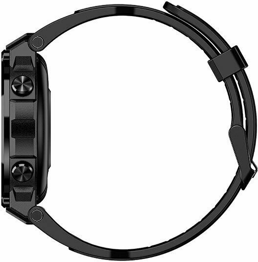 Egoboo SN92 Smartwatch with Heart Rate Monitor (Black) view 3