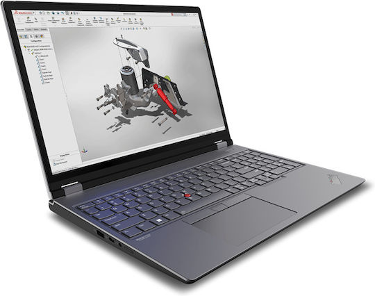 Lenovo ThinkPad T16 Gen 2 16" IPS QHD+ 165Hz (i9-13980HX/32GB/1TB SSD/W11 Pro) Storm Grey (GR Keyboard) view 2