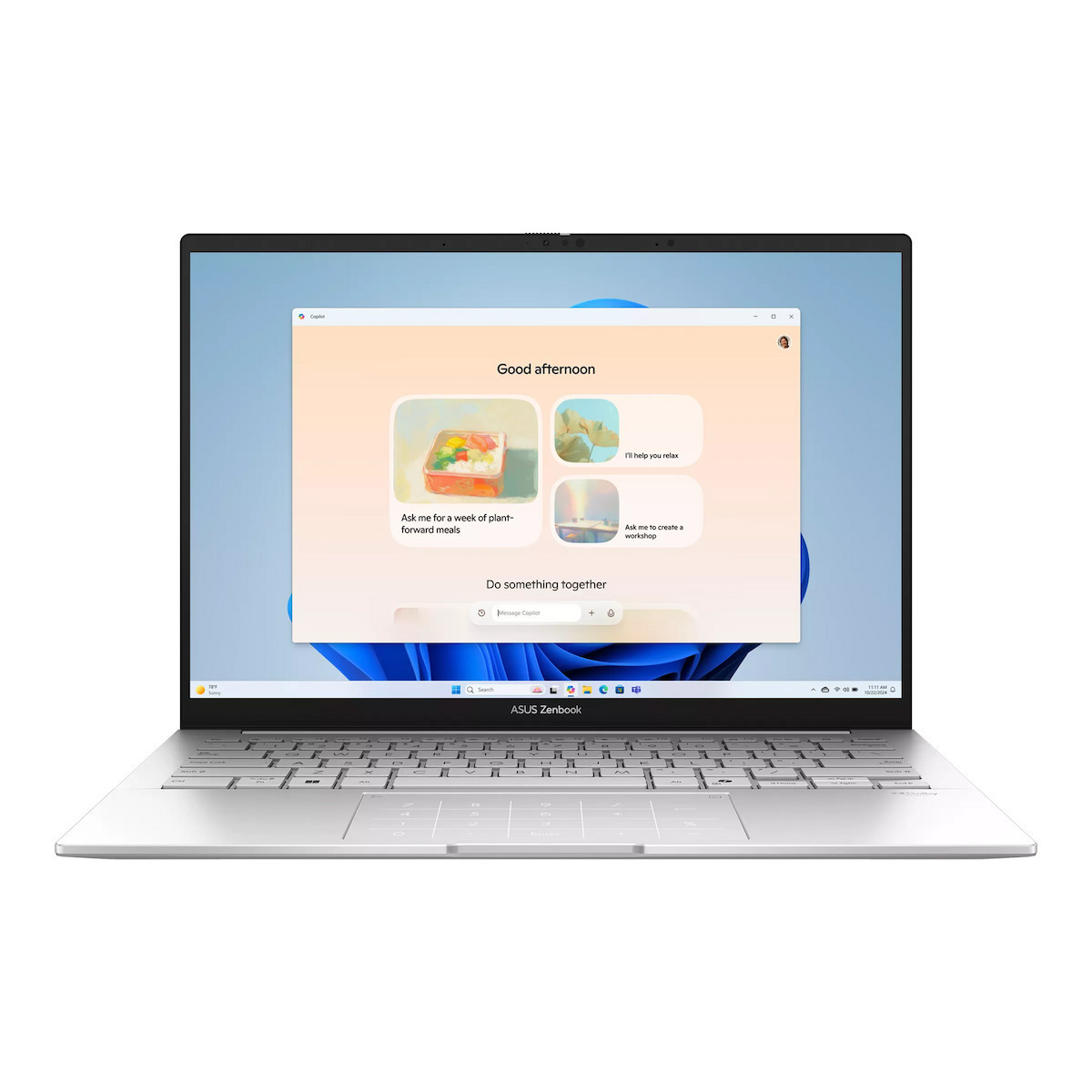 Asus Zenbook 14 UX3405CA-ST1097W 14" OLED (Ultra 7-255H/16GB/1TB SSD/W11 Home) (International English Keyboard) vue 3