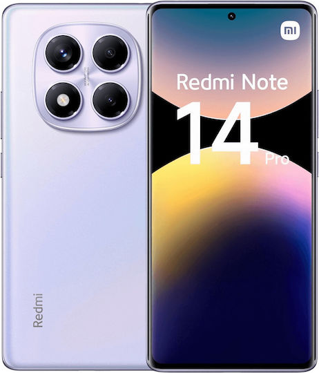 Xiaomi Redmi Note 14 Pro 4G Dual SIM (12GB/512GB) Aurora Purple vue 5
