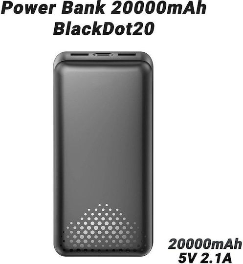BlackDot20 Power Bank 20000mAh view 1