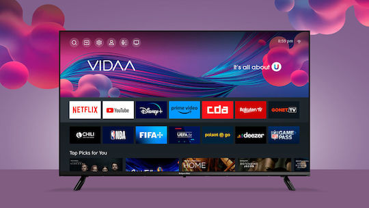 Kruger & Matz Smart Television 50" 4K UHD LED KM0265UHD-V HDR (2023) vista 5