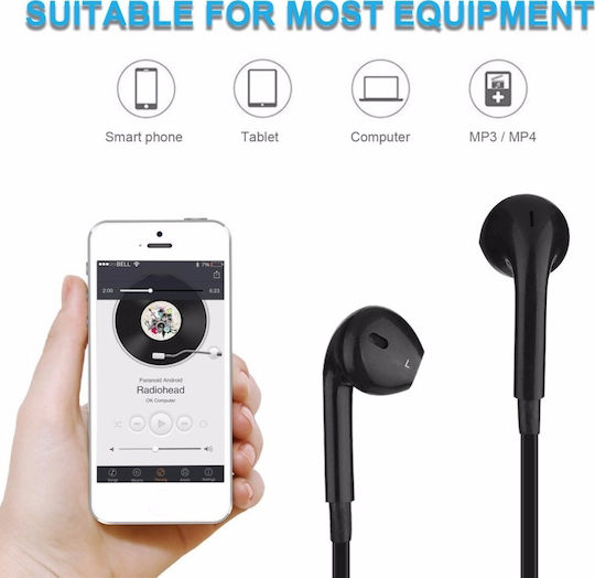 F4 In-ear Bluetooth Handsfree Earphones Black view 5