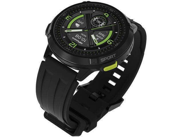 HiFuture Mix 3 Stainless Steel Smartwatch with Heart Rate Monitor (Black) view 3