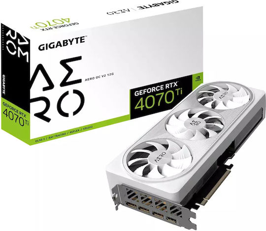 Gigabyte GeForce RTX 4070 Ti 12GB GDDR6X Aero OC v2 Graphics Card view 1