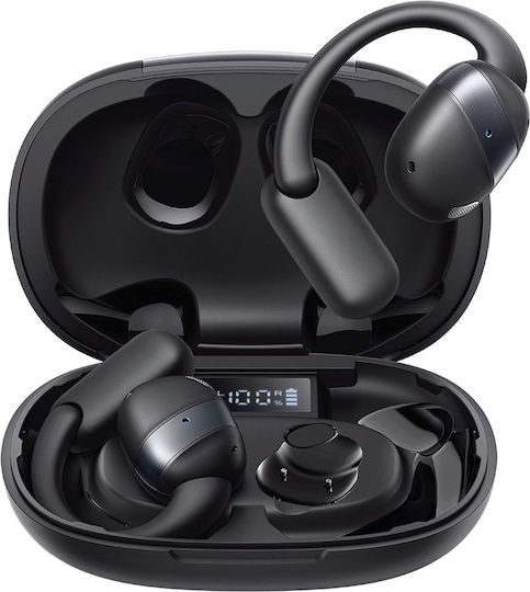 Joyroom JR-OE4 Open Ear Bluetooth Handsfree Earphones with Sweat Resistance and Charging Case Black