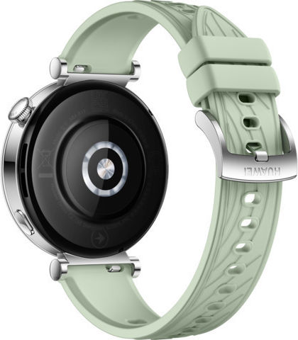 Huawei Watch GT 4 Stainless Steel 41mm Waterproof with Heart Rate Monitor (Green Fluoroelastomer Strap) view 4