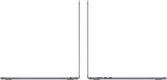 Apple MacBook Air 15" (2024) 15.3" Retina Display (M3-8-core/24GB/512GB SSD) Space Gray (International English Keyboard) view 3