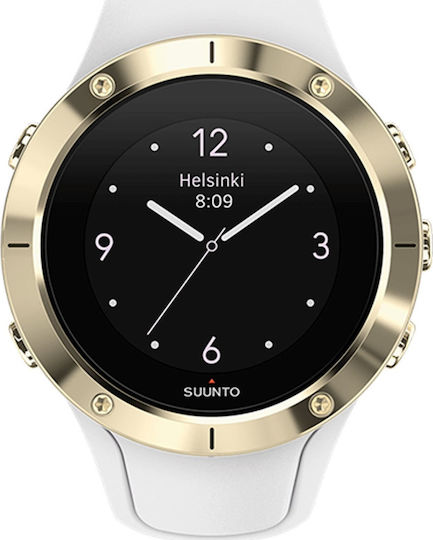 Suunto Spartan Trainer Wrist HR 46mm Waterproof Smartwatch with Heart Rate Monitor (White) view 1