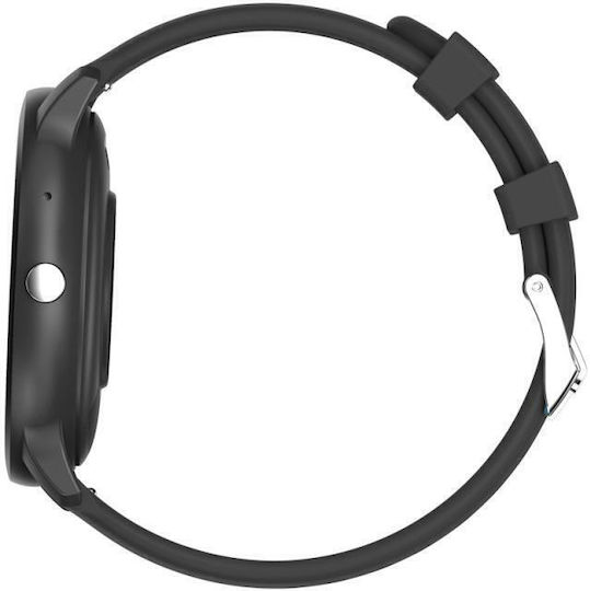 Devia Wt1 Smartwatch with Heart Rate Monitor (Black) view 2