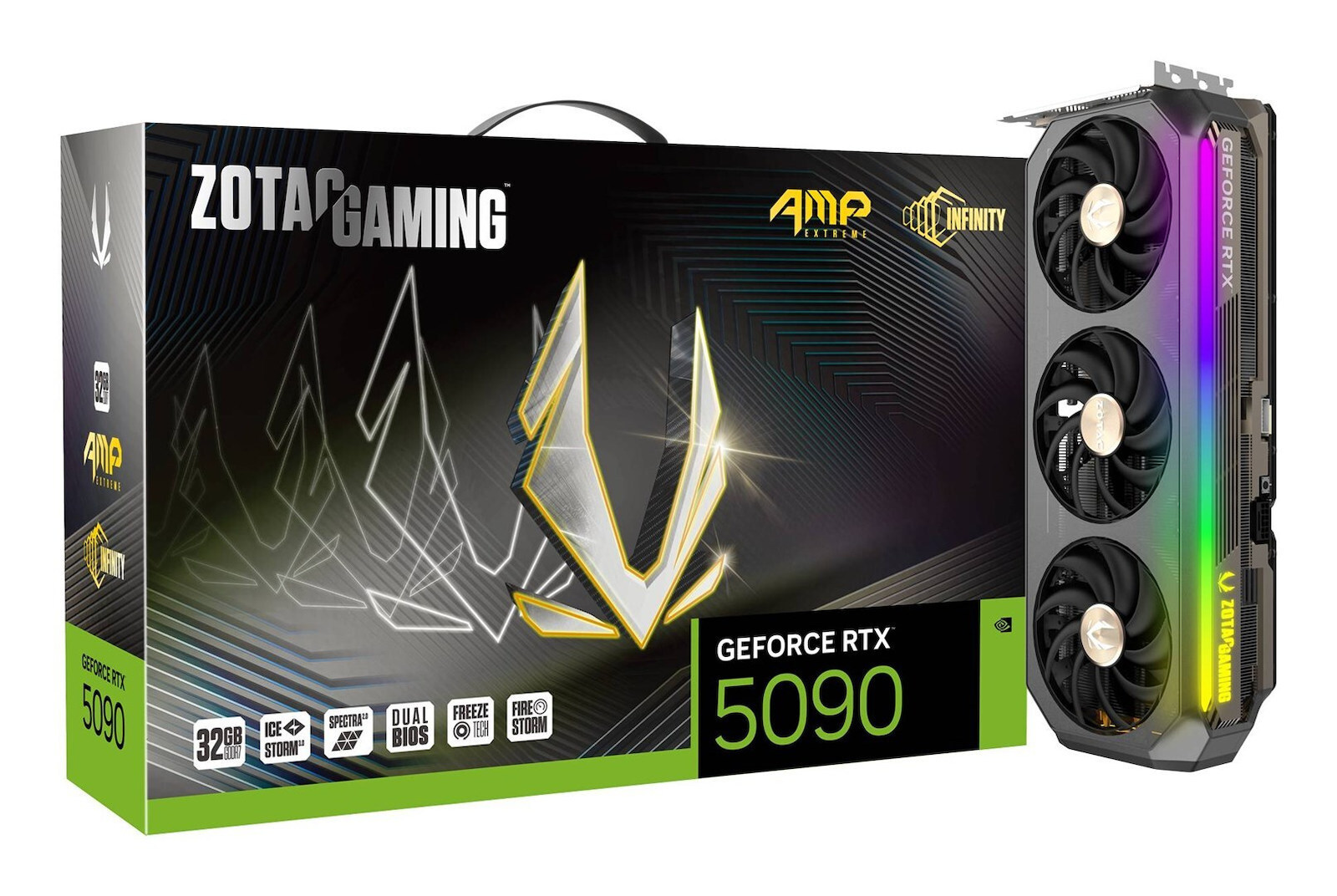 Zotac GeForce RTX 5090 32GB GDDR7 AMP Extreme INFINITY Graphics Card ZT-B50900B-10P