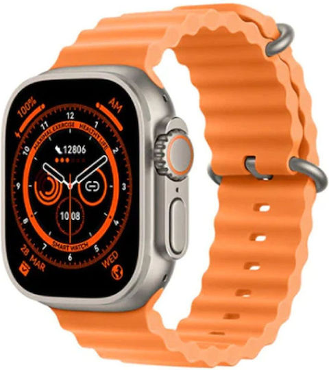 S8 Ultra 49mm Smartwatch (Orange) view 1