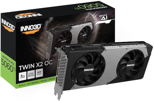 Inno 3D GeForce RTX 5060 Ti 8GB GDDR7 Twin X2 OC Graphics Card view 1