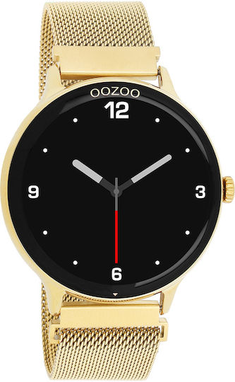 Oozoo Q00136 45mm Smartwatch with Heart Rate Monitor (Gold) view 6