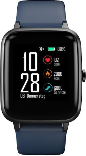 HAMA Fit Watch 4900 Stainless Steel with Heart Rate Monitor (Dark Blue) view 5