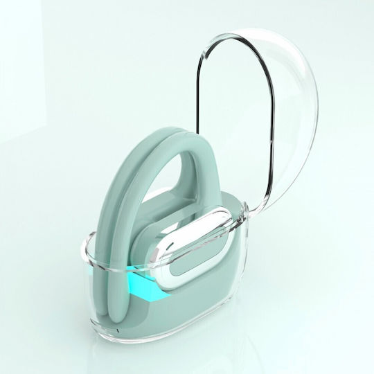 MaxCom MWH 01 Open Ear Bluetooth Handsfree Earphones with Charging Case Green view 3
