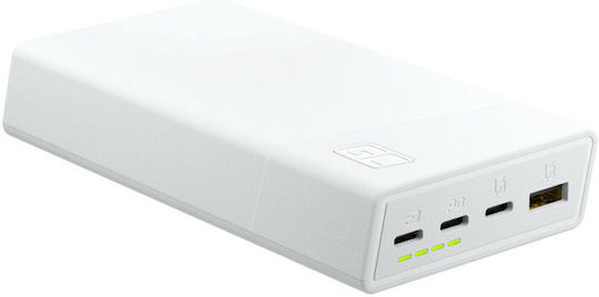 Green Cell PowerPlay20s 20000mAh 22.5W with USB-A Port and 3 USB-C Ports Quick Charge 3.0 White view 2