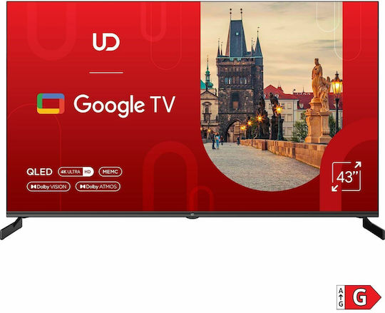 UD Smart Television 43" 4K UHD QLED 43QGU7210S HDR (2024) view 2