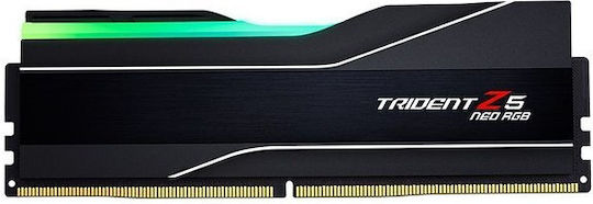G.Skill Trident Z5 Neo RGB DDR5 Memory RAM With 1x32GB Module And 5600 Speed For Desktop F5-5600J4645A32GX1-TZ5NR