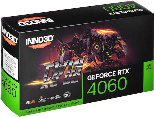 Inno 3D GeForce RTX 4060 8GB GDDR6 Twin X2 OC Graphics Card view 9