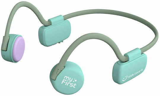 My First BC Wireless Bone Conduction Bluetooth Handsfree Earphones Green view 2