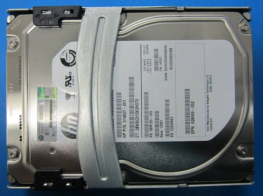 HP 1TB HDD Hard Drive 3.5" SATA III 7200rpm for Server 653947-001 vue 2