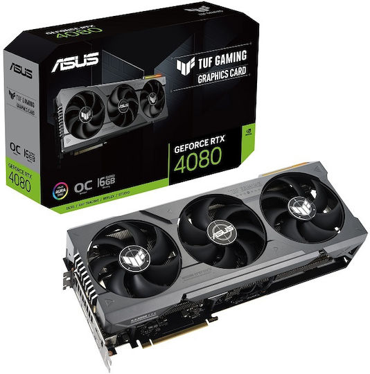 Asus GeForce RTX 4080 16GB GDDR6X TUF Gaming OC Graphics Card